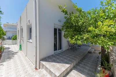 a view of the patio of a house at Kira's House Rhodes Town in Rhodes Town