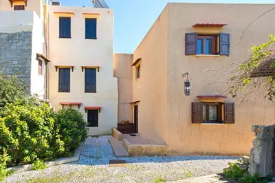 an image of a building with two buildings at Old Town Villa in Rhodes Town