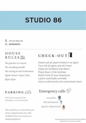 a screenshot of the studio website at Verde Casa luxury apartment close to old town in Rhodes Town