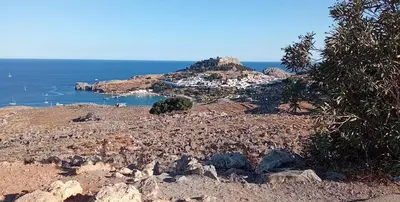a small island in the middle of the ocean at Flora's Traditional House in Malona Village
