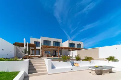 an image of a villa with a swimming pool at Luna Llena Villas in Afantou