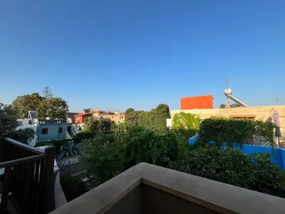 a view from the balcony of a building at Mirodaty's House in Rhodes Town