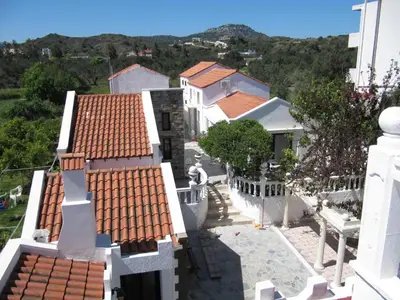 a view from the roof of a building at Castellino Studios in Faliraki