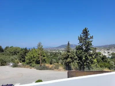 a view from the roof of a house at Villa Maritsá in Pastida