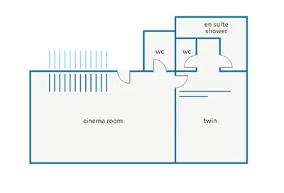 a schematic diagram of an oscilloscope at Villa Pefkos Shore by Villa Plus in Pefki Rhodes