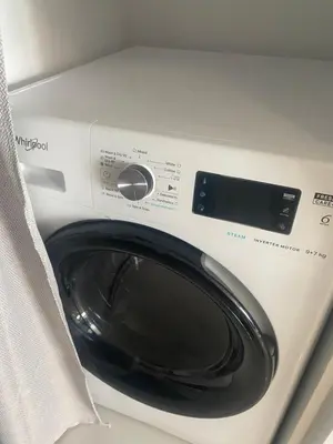 a close up of a washing machine at Wohlfühloase 2 Casa Elena und Gerd in Rhodes Town