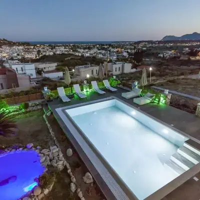 Villa Afandou Bliss with private pool & panoramic sea view