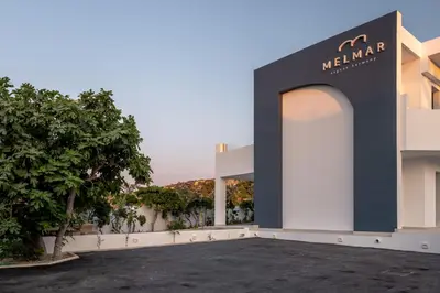 a welcome sign for a maimonides healthcare building at MelMar Aegean Harmony in Faliraki