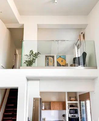 a room with white walls and a white ceiling at Evilion Island Residence in Ixia