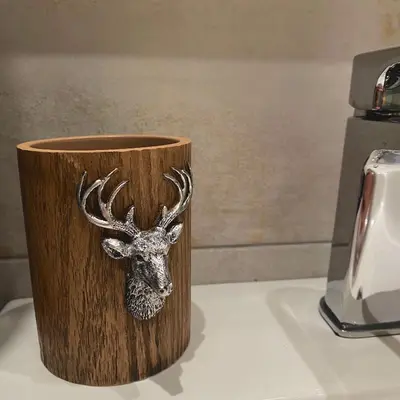 a paper cup with a deer head on it at SEAL of Deer - Castle View - 5 minute walk to the Beach in Rhodes Town