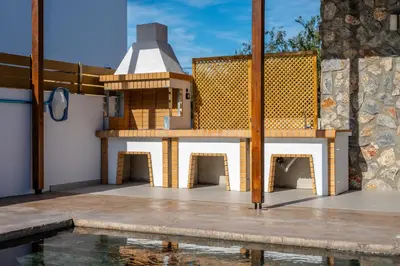 a toy house sitting on top of a patio at Brillante VIllas by Renthub in Kolimbia