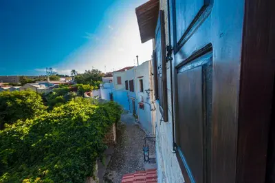 a view of a building from the side of a house at Finestra Medieval Home in Rhodes Town
