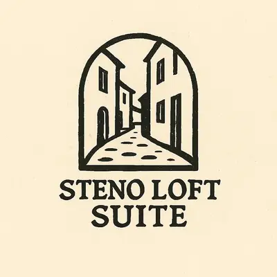 a logo for a serono loco suite at Steno Loft Suite in Rhodes Town
