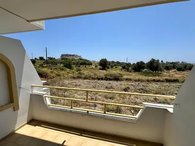 a view from the balcony of a house at My Agathi Studios in Haraki