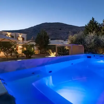 Le Soleil De Lindos - Luxury Villa with Swim Spa