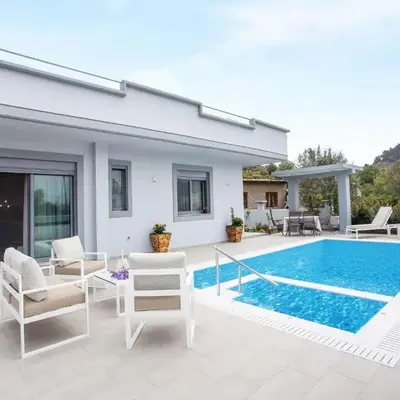 2-Bedroom Villa with Private Pool in Kalithies