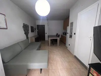 a living room with a couch and a table at Princeps De Cura Rhodes in Ialyssos