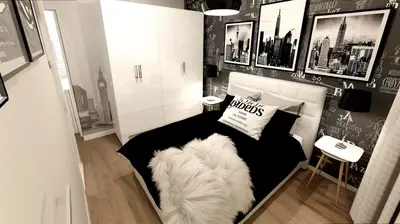 a small bedroom with a dog laying on a bed at Villa Rafael in Lindos, Rhodos for 8gst in Líndos