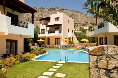 an image of a villa with a swimming pool at Blue Dream Luxury Villas in Pefki Rhodes