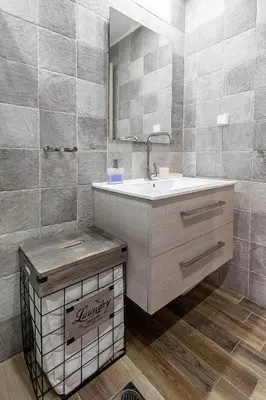 a bathroom with a sink and a mirror at Villa Dimitrios in Kiotari