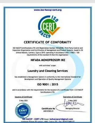 a fake certificate of competency at Villa Dimitrios in Kiotari
