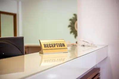 a suggestion box sitting on top of a desk at Filmar Hotel, Ixia, Rhodes in Ixia