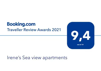 a screenshot of the seaview rewards rewards account with the number four at Irene Double Apartment Katoi in Symi