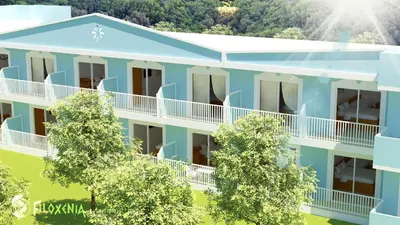 an artist rendering of an apartment building at Filoxenia Apartments & Studios in Theologos
