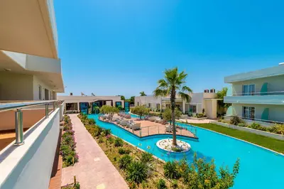an image of a swimming pool at a resort at Afandou Bay Resort Suites in Afantou