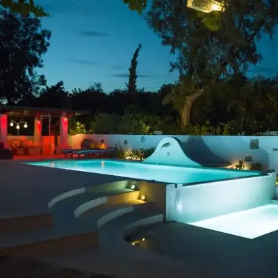 Oliveyard Stone Built House- with pool non chlorin