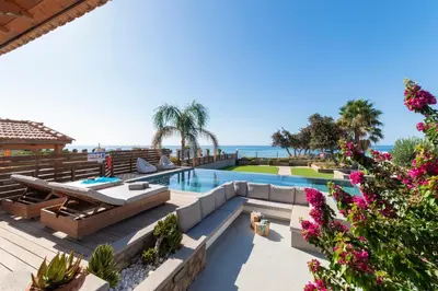 an image of a villa with a swimming pool at Villa Del Nonno in Lardos