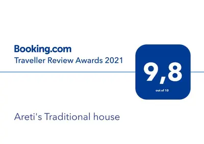 a screenshot of the referitizer review awards at Areti's Traditional house in Apóllona