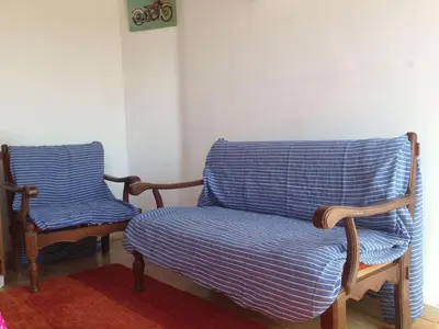 two chairs sitting next to each other in a room at Loft for 2 in Rhodes town near Elli beach in Rhodes Town