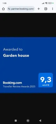 a screenshot of a screen of a garden house at Garden house in Kremasti