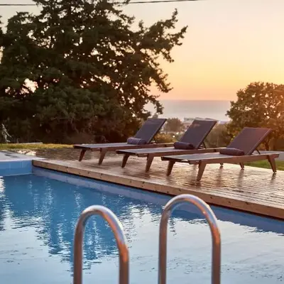 Luxury Rhodes Villa Anissa Villa Sea View Private Swimming Pool