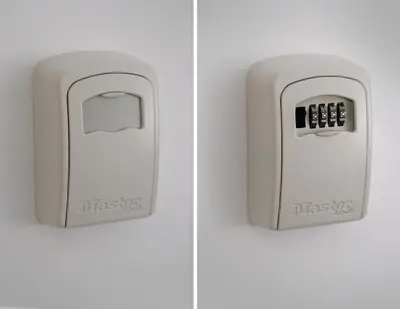 two pictures of a remote control outlet on a wall at Aethrèa Apartments in Haraki
