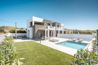 an image of a villa with a swimming pool at Kiotari Fresh in Kiotari