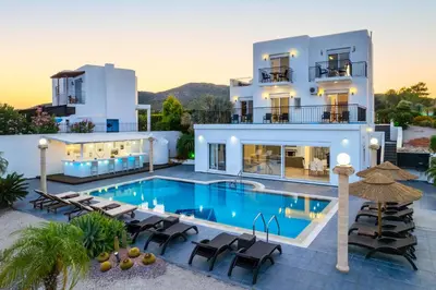an image of a villa with a swimming pool at Diamond Villa in Gennadi