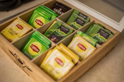 a box filled with different types of cheese at Summer Dream Villa in Afantou