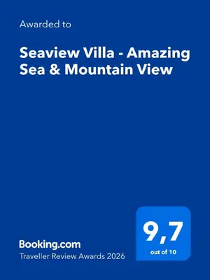 a screenshot of the savannah villa amazing sea and mountain view website at Seaview Villa - Amazing Sea & Mountain View in Koskinou