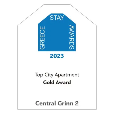 a diagram of the top city agreement gold award at Central Grinn-in the heart of Rhodes,new&stylish! in Rhodes Town