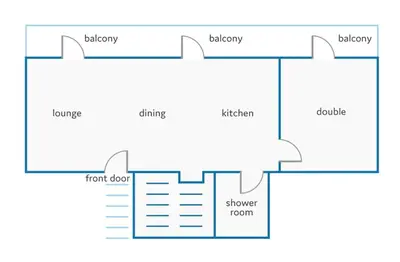 a schematic diagram of a laboratory at Villa Eva Olivestone by Villa Plus in Yennadhion