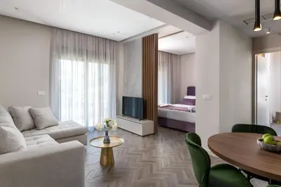 a living room with a couch and a table at ANIMA DEL SOL ( LEVANTA ) in Ixia