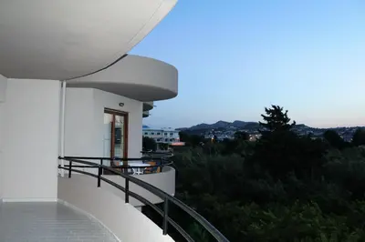 a view from the balcony of a house at John Mary in Faliraki