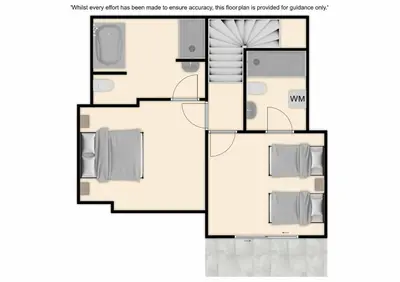 a floor plan of a house at Villa Elios Residence in Asklipiḯon