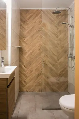 a bathroom with a shower and a toilet and a sink at Niochori Heritage: The Pianist Suite in Rhodes Town