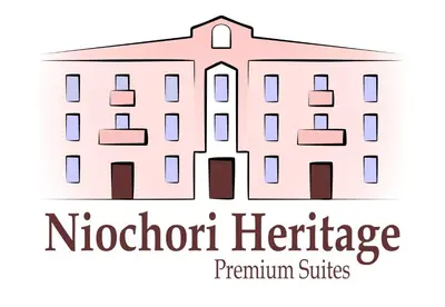 a drawing of a nordot heritage building at Niochori Heritage: The Pianist Suite in Rhodes Town