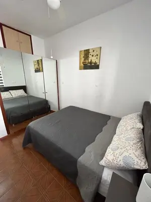 a bedroom with a bed in a room at Maroulitsas Sea Esta 1 in Haraki