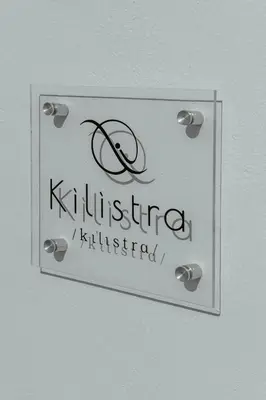 a sign on a wall with the name of kritiskritkritkritkritkrit at Kilistra Lindian Living in Líndos