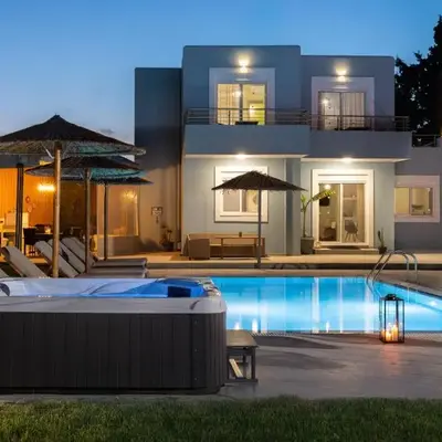 Ethria Pool Villa with heated jacuzzi